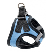 ZooM Шлейка текстильная трехслойная Вайда джинс+3d-сетка светоотражающая размер L, обхват груди 32-38см