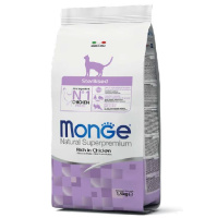 Monge Cat 400г Sterilized Сухой корм для взрослых стерилизованных кошек 