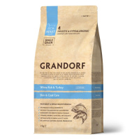 Grandorf Cat 2кг Skin&Care White Fish&Turkey Сухой корм для взрослых кошек,белая рыба и индейка
