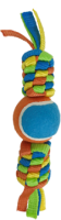 Aromadog Игрушка для собак Petpark Плетенка с теннисным мячом, d6см