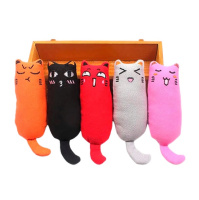 Nunbell Игрушка для кошек Котик с кошачей мятой микс, 16*5*3,5см (в ассортименте)