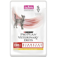 Pro Plan 85г пауч DM Diabetes Management Влажный корм для кошек при сахарном диабете Курица