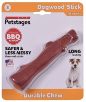 Petstages Игрушка для собак Mesguite Dogwood с ароматом барбекю, маленькая, 14см 