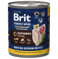 Brit Влажный корм для взрослых собак, Баранина и рубец