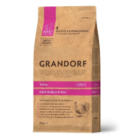 Grandorf Dog 3кг Turkey Medium&Maxi Сухой корм для взрослых собак сред и круп пород Индейка