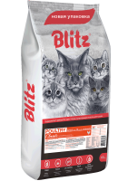Blitz 2кг Adult Classic Poultry Сухой корм для взрослых кошек Домашняя птица