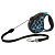 Поводок-рулетка Flexi Safari cord S 5m 12 kg blue Giraffe