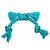 Playology Сенсорный канат Puppy Sensory Rope для щенков мелких и средних пород, арахис, голубой, 27см